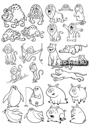 Векторы набор Free Vectors for Laser Cutting 149