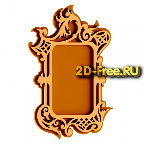 Фоторамка резная формат CDR