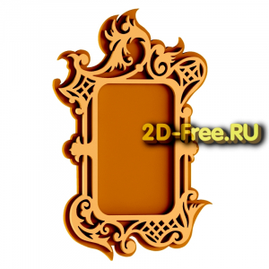 Фоторамка резная формат CDR