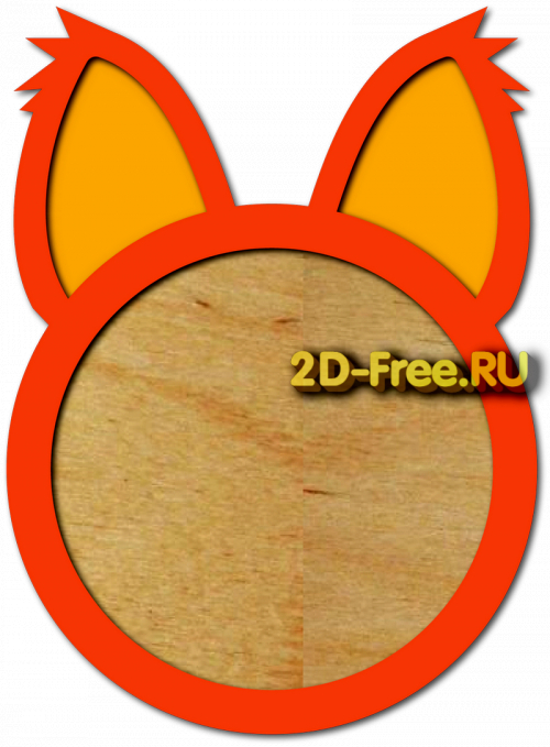 Рамка детская для лазерной резки 232