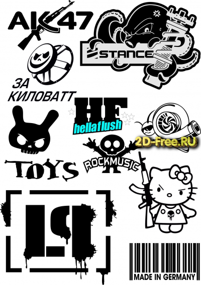 Векторы набор Free Vectors for Laser Cutting 134
