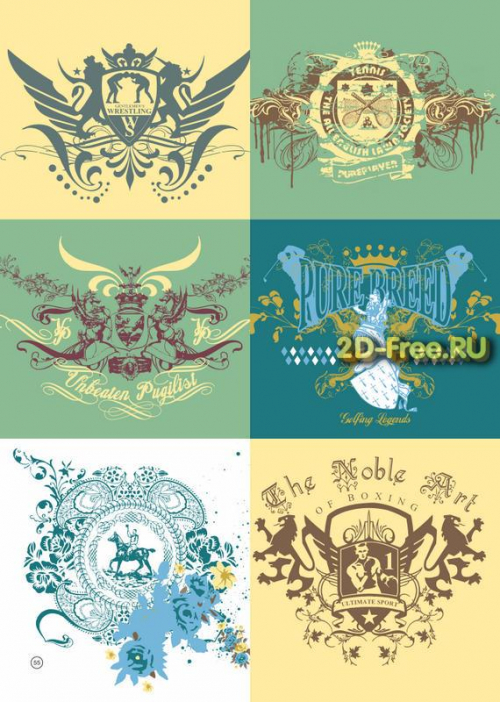 Рисунки на футболки T-shirt vector free 02