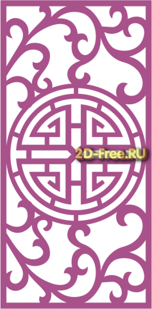 Панель Laser Cut Free Vector 135