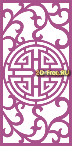 Панель Laser Cut Free Vector 135