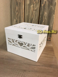Красивая резная коробочка