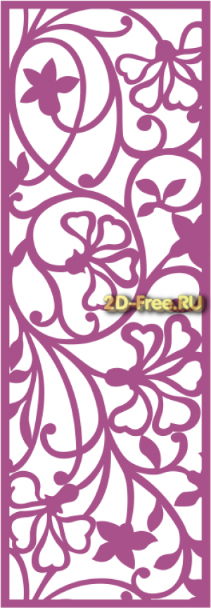 Панель Laser Cut Free Vector 137