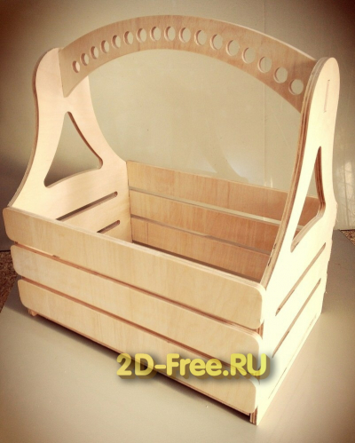 Корзинка 2D макет