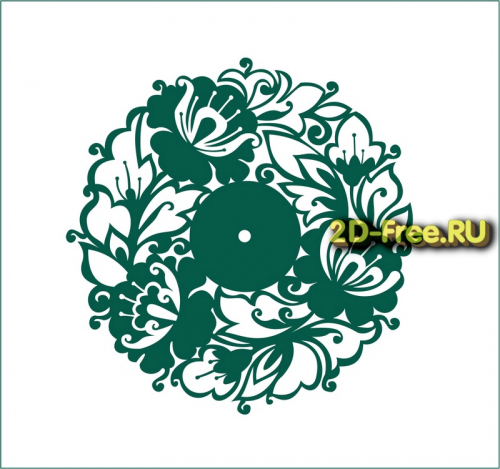 Часы настенные 46 формат cdr