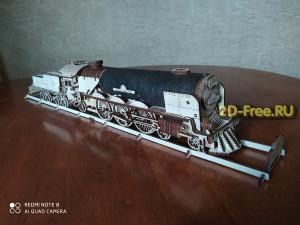 Локомотив модель 2D файл cdr