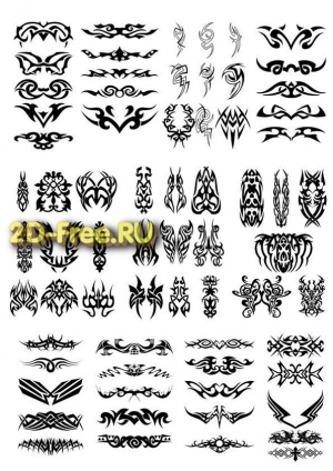 Векторы набор Free Vectors for Laser Cutting 264