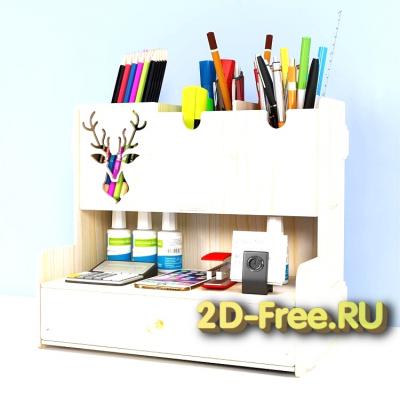 Органайзер для принадлежностей 2D макет