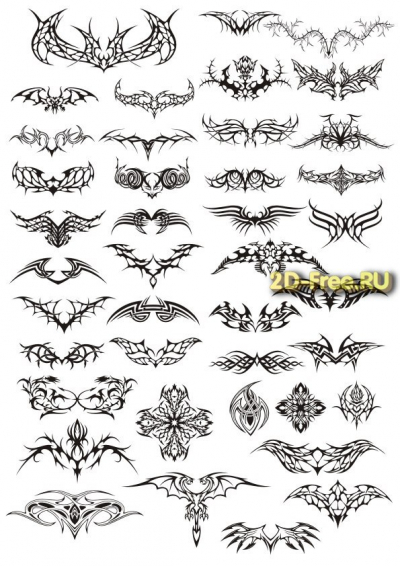 Векторы набор Free Vectors for Laser Cutting 076