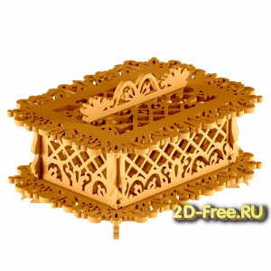 Шкатулка для лазерной резки 14