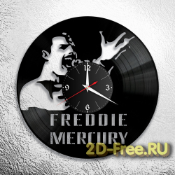 Часы из пластинки музыка QUEEN