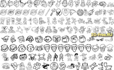 Векторы набор Free Vectors for Laser Cutting 023