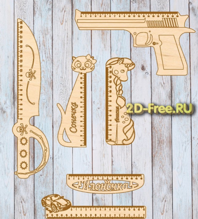 Набор линеек формат cdr