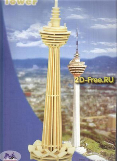 Башня Куулара Лумпур макет