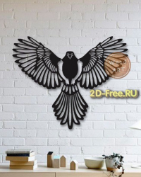 Панно птица файл cdr