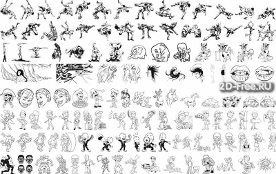 Векторы набор Free Vectors for Laser Cutting 020