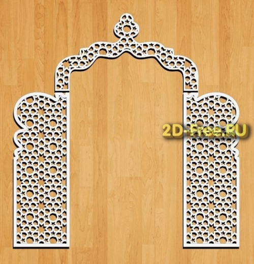 Панель Laser Cut Free Vector 05
