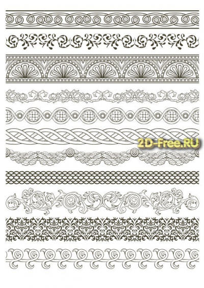 Векторы набор Free Vectors for Laser Cutting 035