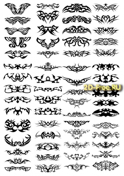 Векторы набор Free Vectors for Laser Cutting 208